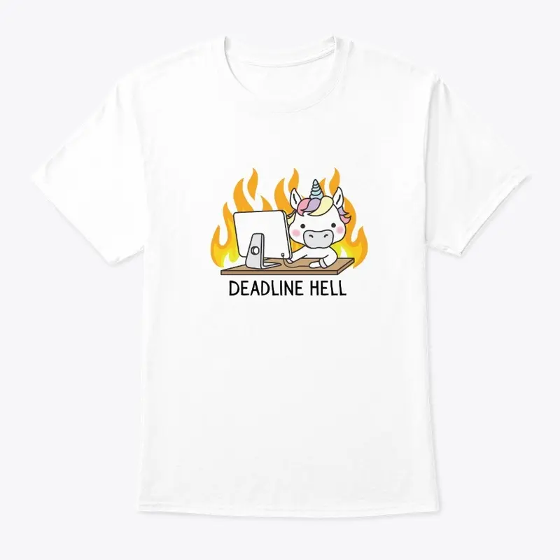 P. Etc - Deadline Hell Unicorn T-Shirt