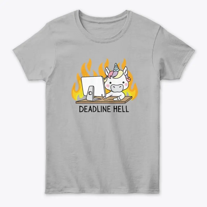 P. Etc - Deadline Hell Unicorn T-Shirt